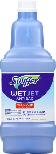 31NfZhXr0tL.jpg Swiffer WetJet Antibacterial Solution Refill for Floor Mopping and Cleaning, All Purpose Multi Surface Floor Cleaning Solution, Fresh Citrus Scent, 1.25 Liters - Image 1