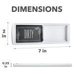Stylish Dishwasher Magnet Clean Dirty Sign - Ideal Clean Dirty Magnet for Dishwasher - Kitchen Organizer and Gadget - Nice Office, Home Farmhouse Decor - Dirty Clean Dishwasher Magnet - Image 9
