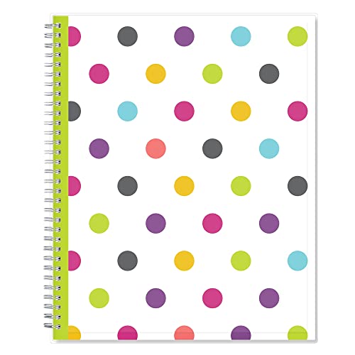 41La3Jb4mmL.jpg Blue Sky 2023-2024 Academic Year Teacher Weekly and Monthly Lesson Planner, 8.5" x 11", Flexible Cover, Wirebound, Dots (100330-A24) - Image 1