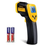 Etekcity Infrared Thermometer Gun 1080, Pizza Oven Accessories, Laser Food Meat Pool Surface Thermometer, Temperature Temp Gun for Cooking, Griddle Hvac Tools, -58°F to 1130°F, Yellow