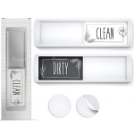 Stylish Dishwasher Magnet Clean Dirty Sign - Ideal Clean Dirty Magnet for Dishwasher - Kitchen Organizer and Gadget - Nice Office, Home Farmhouse Decor - Dirty Clean Dishwasher Magnet - Image 2