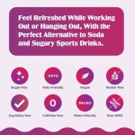 Ultima Replenisher Hydration Electrolyte Packets- 20 Count- Keto & Sugar Free- On the Go Convenience- Feel Replenished, Revitalized- Non-GMO & Vegan Electrolyte Drink Mix- Variety 5 Flavor​ - Image 6