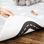 Baby Care Play Mat (Medium, Nordic Trails - Morning Fog Arrows) 73’’ x 49’’ Original One-Piece Reversible Rollable Waterproof Play Mat for Infants, Babies, Toddler, and Kids - Image 7