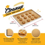 Parchment Paper Baking Sheets by Baker's Signature | Precut Non-Stick & Unbleached - Will Not Curl or Burn - Non-Toxic & Comes in Convenient Packaging - 12x16 Inch Pack of 120 - Image 7