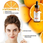Vitamin C Face Serum with Hyaluronic Acid: Lupure Skin Brightening Serum with Vitamin C and E for Dark Spots - Anti Aging Facial Serum (1 Fl Oz/ 30ml) - Image 7