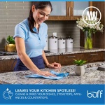 12" x 12" Buff Pro Multi-Surface Microfiber Cleaning Cloths | Black - 12 Pack | Premium Microfiber Towels for Cleaning Glass, Kitchens, Bathrooms, Automotive, Supplies & Products - Image 5
