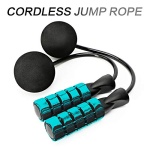 APLUGTEK Jump Rope, Weighted Ropeless Skipping Rope for Fitness, Tangle-Free Rapid Speed Cordless Jump Rope Workout for Men, Women, Children… - Image 7