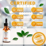 Vitamin C Face Serum with Hyaluronic Acid: Lupure Skin Brightening Serum with Vitamin C and E for Dark Spots - Anti Aging Facial Serum (1 Fl Oz/ 30ml) - Image 3