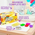 Air Dry Clay 36 Colors, Soft & Ultra Light, Modeling Clay for Kids with Accessories, Tools and Tutorials - Image 3