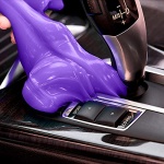 Car Detailing Kit Car Cleaning Gel Universal Car Air Vent Dust Cleaner Car Accessories for Women Men Car Cleaning Supplies Auto Detailing Tools Interior Cleaning Putty Mud Slime for Keyboard PC Purple