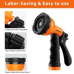 Besiter Garden Hose Nozzle Sprayer: 2 Pack 10 Watering Patterns Spray Nozzles Heavy Duty Hose Head Hose Attachment - Image 5