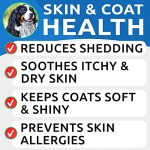 Bark&Spark Omega 3 for Dogs - 180 Fish Oil Treats for Dog Shedding, Skin Allergy, Itch Relief, Hot Spots Treatment - Joint Health - Skin and Coat Supplement - EPA & DHA Fatty Acids - Salmon Oil - Image 8