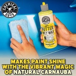 Chemical Guys WAC_201_16 Butter Wet Wax, Deep Wet Shine for Cars, Trucks, SUVs, RVs & More, 16 fl oz, Banana Scent - Image 13