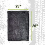 ExoForma Mega Car Drying Towel from No Streaks, Scratches, or Water Spots - Large Premium 1200 GSM Microfiber - Double Twist Pile & Edgeless Design for 1 Quick & Effortless Dry - 24” x 36” - Image 3