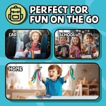 BUNMO Super Sensory Stretchy Strings 6pk | Calming & Textured Monkey Stretch Noodles | Sensory Toys for Autistic Children | Stress Relief & Anxiety Toys for Kids | Hours of Fun for Kids - Image 3