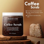 MAJESTIC PURE Arabica Coffee Scrub - All Natural Exfoliating Body Scrub for Skin Care, Stretch Marks, Acne & Cellulite, Reduce the Look of Spider Veins, Eczema, Age Spots & Varicose Veins - 10 Ounces - Image 5