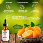 Vitamin C Face Serum with Hyaluronic Acid: Lupure Skin Brightening Serum with Vitamin C and E for Dark Spots - Anti Aging Facial Serum (1 Fl Oz/ 30ml) - Image 6