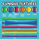 BUNMO Super Sensory Stretchy Strings 6pk | Calming & Textured Monkey Stretch Noodles | Sensory Toys for Autistic Children | Stress Relief & Anxiety Toys for Kids | Hours of Fun for Kids - Image 6