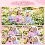 Anesky Kids Camera, Toy Camera for Kids Aged 3 4 5 6 7 8 9 10 11 12, 1080P HD Toddler Digital Video Camera, Children's Camera for Boys and Girls, Perfect Christmas & Birthday Gifts, 32GB Card - Pink - Image 5