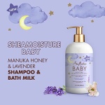 SheaMoisture Baby Shampoo & Bath Milk Manuka Honey & Lavender for Delicate Hair and Skin Nighttime Skin and Hair Care Regimen 13 oz - Image 5