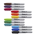 Sharpie Fine Point Permanent Marker, Assorted Colors, 12 count - Image 8